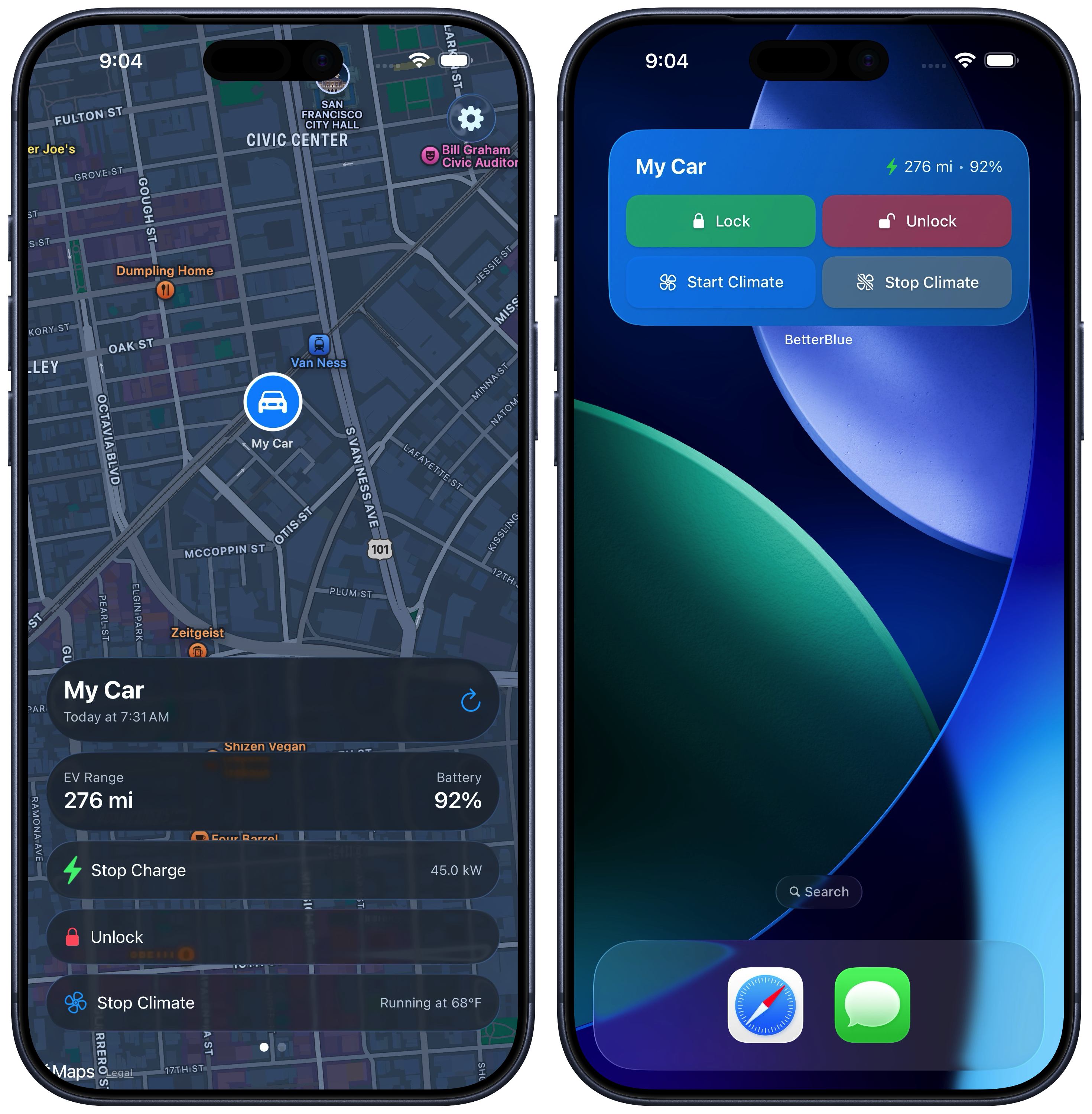 BetterBlue iPhone Screenshots